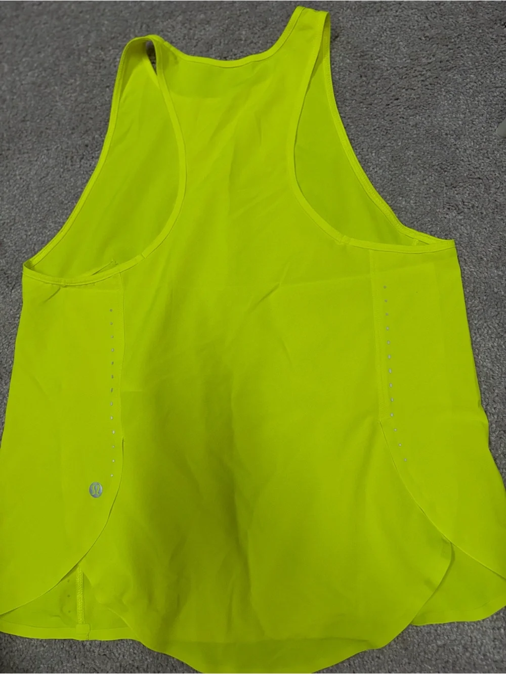Bundles of 2: Lululemon Blue Sports Bra (34ddd) with Neon Yellow Top (size 4)